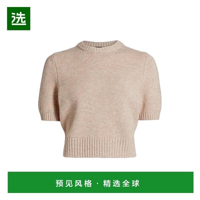 1h可退 【美国直邮】Toccin Elsie 羊毛羊绒短袖毛衣 女装 女士精