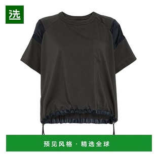 1h可退 欧洲直邮sacai 女士 上装T恤短袖