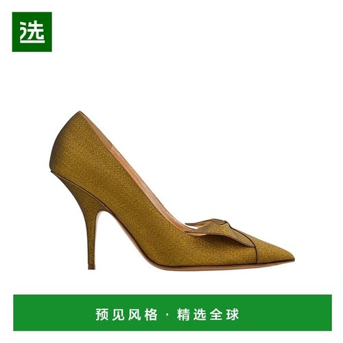 香港直邮Salvatore Ferragamo 蝴蝶结软底高跟鞋 01K494