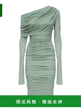 香港直邮BLUMARINE 女士连衣裙 2A626AN0400 AW2025 绿色 Jersey