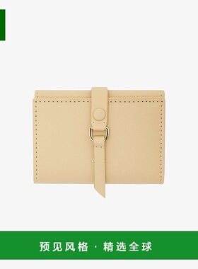 欧洲直邮APC 女士沙黄色皮革钱包卡包