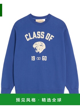 香港直邮VALENTINO 男士针织衫 VMF29NBAU9SE SS2026 蓝色 长袖卫