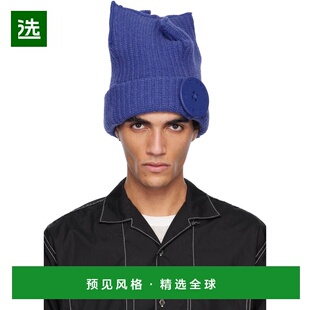 1h可退 香港直邮Charles Jeffrey Loverboy 男士 蓝色 Box 毛线帽