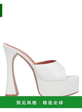 1h可退 香港直邮Amina Muaddi 女士 凉鞋 white白色 舒适时尚