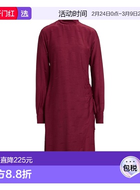 1h可退 香港直邮Iceberg 冰山 女士 中长连衣裙 red红色 舒适时尚