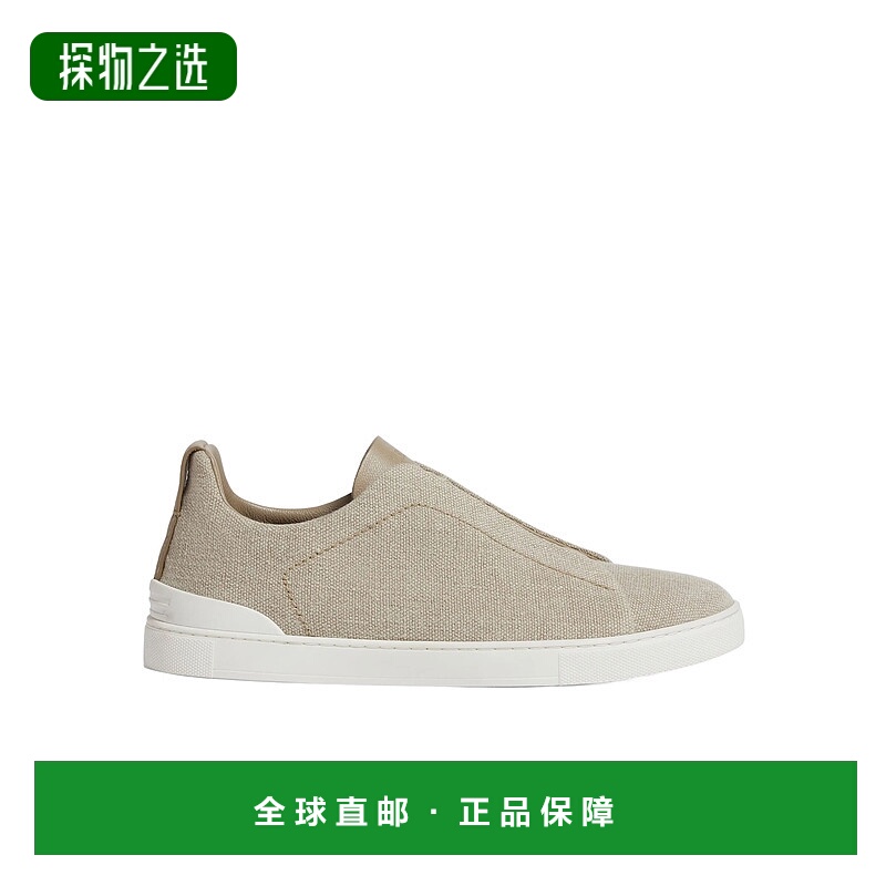 香港直邮Zegna 圆头低帮休闲鞋 RLHLNAS7981Z杰尼亚