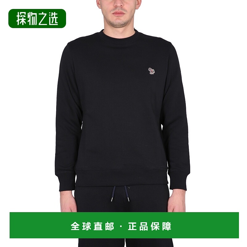 香港直邮Paul Smith 男士 斑马纹刺绣卫衣 M2R027RKZEBRA79