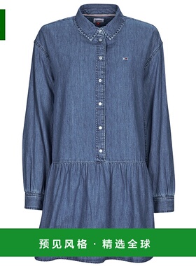 欧洲直邮Tommy Jeans 女士 TJW CHAMBRAY SHIRT DRESS 短连衣裙