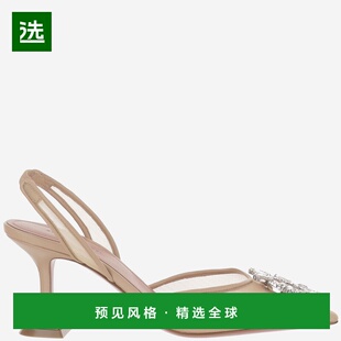 香港直邮AMINA MUADDI 女士高跟鞋 BEGUMMESHSLING70BEIGEMESH