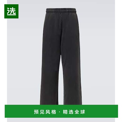 1h可退 香港直邮Entire Studios 男士 棉质阔腿运动裤 black黑色