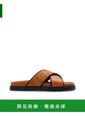 1h可退 MCM 女士拖鞋 MEXESMM06CO0COGNAC厚底