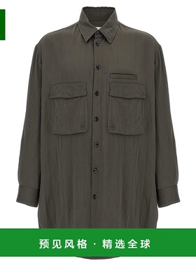 1h可退 香港直邮Lemaire 男士 长袖衬衫 OV1014LF1388 green绿色