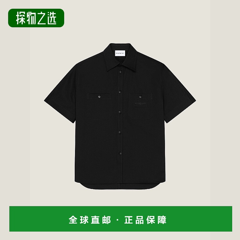 欧洲直邮GIVENCHY 纪梵希 25秋冬 BM618315XZ-001 男士 短袖衬衫