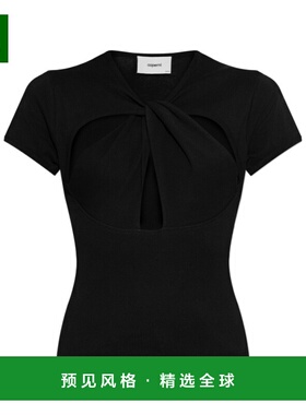 香港直邮COPERNI 女士T恤 COPJS158F5012BLK AW2025 黑色 短袖T恤