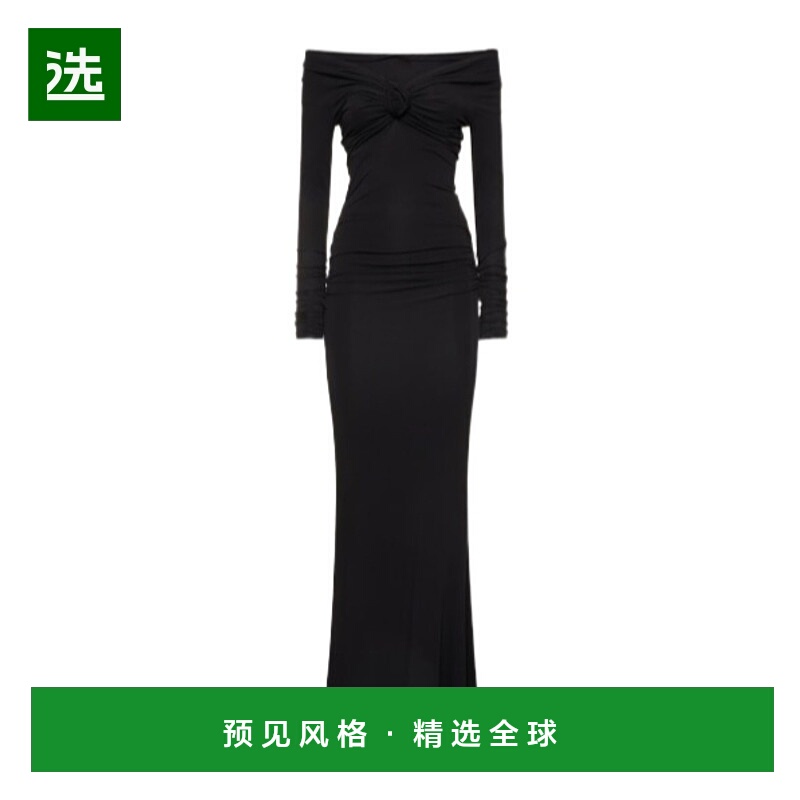 香港直邮Blumarine 平纹针织露肩连衣裙 78I-P0D019