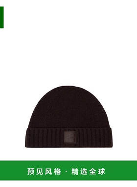 香港直邮Stone Island 罗纹袖口和徽标贴片毛线帽 K2S15N100015S0