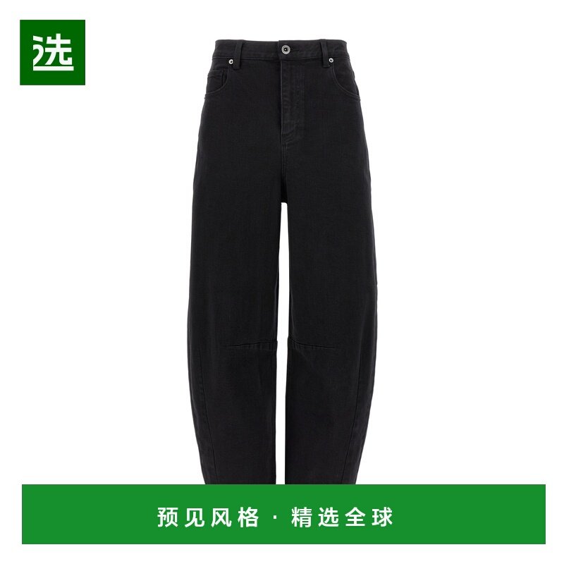 香港直邮SELF-PORTRAIT 女士休闲裤 PF25827PB SS2025 黑色 筒形,女装/女士精品,休闲裤,淘宝优惠券,粉丝福利购,淘宝优惠卷