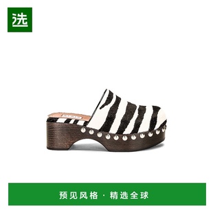 1h可退 香港直邮Alaïa 女士 平底木底鞋 AA3M050CK164 舒适时尚