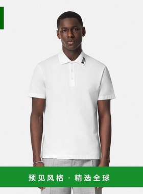 香港直邮Versace 90s Vintage Logo Polo衫 10139061A11276短袖