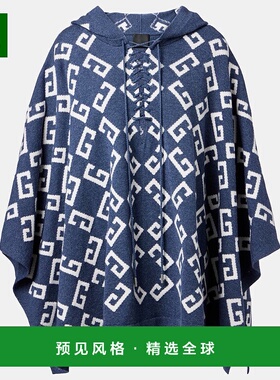 1h可退 香港直邮Givenchy 纪梵希 女士 72 交织图案提花斗篷 0007