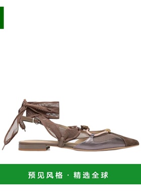 香港直邮PINKO 女士休闲鞋 SD0547P003M28 SS2026 灰色 尖头芭蕾