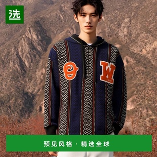 针织毛衣OMHA153F22KNI0016020羊毛 男士 欧洲直邮OFF WHITE