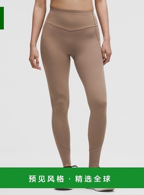 1h可退 欧洲直邮LULULEMON露露乐檬 Go Further 71厘米高腰跑步紧