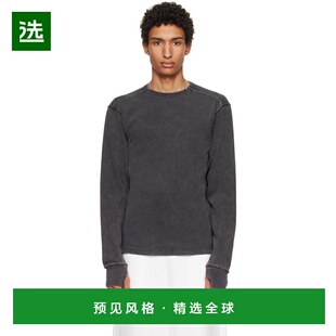 1h可退 香港直邮Entire Studios 男士 黑色 Thermal 长袖 T 恤 ES