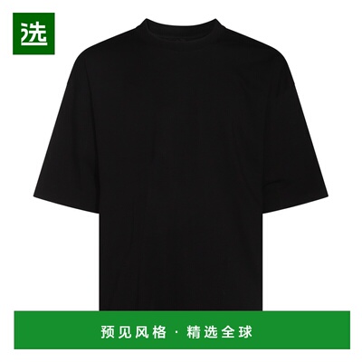 1h可退 香港直邮Thom Krom 男士 黑色棉质T恤 MTS88211 black黑色