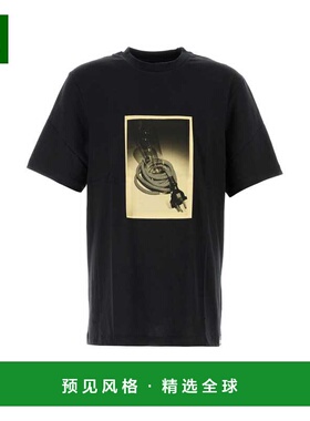 1h可退 香港直邮Oamc 男士 黑色棉质T恤 24E28OAJ13COT00914