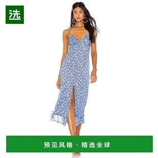 1h可退 香港直邮Majorelle 女士 Quincy 中长连衣裙 MJD553U19