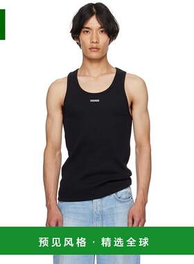 香港直邮Mugler 穆勒 男士 黑色徽标背心 25F3TO08086022