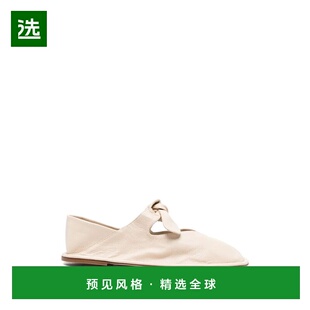 香港直邮HEREU 女士芭蕾乐福鞋 LLSSWFA24098CREAM SS2026 卡其色