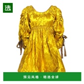 香港直邮ULLA 连衣裙 JOHNSON 1h可退 女士 短款 yellow黄色 舒适