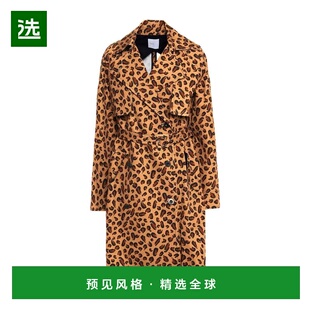 1h可退 【美国直邮】ROSETTA GETTY双排扣毛呢外套 女装时尚豹纹