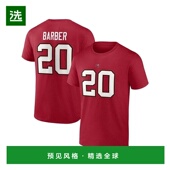 简约时尚 1h可退 舒适透 T恤短袖 圆领上装 美国直邮 Fanatics男士