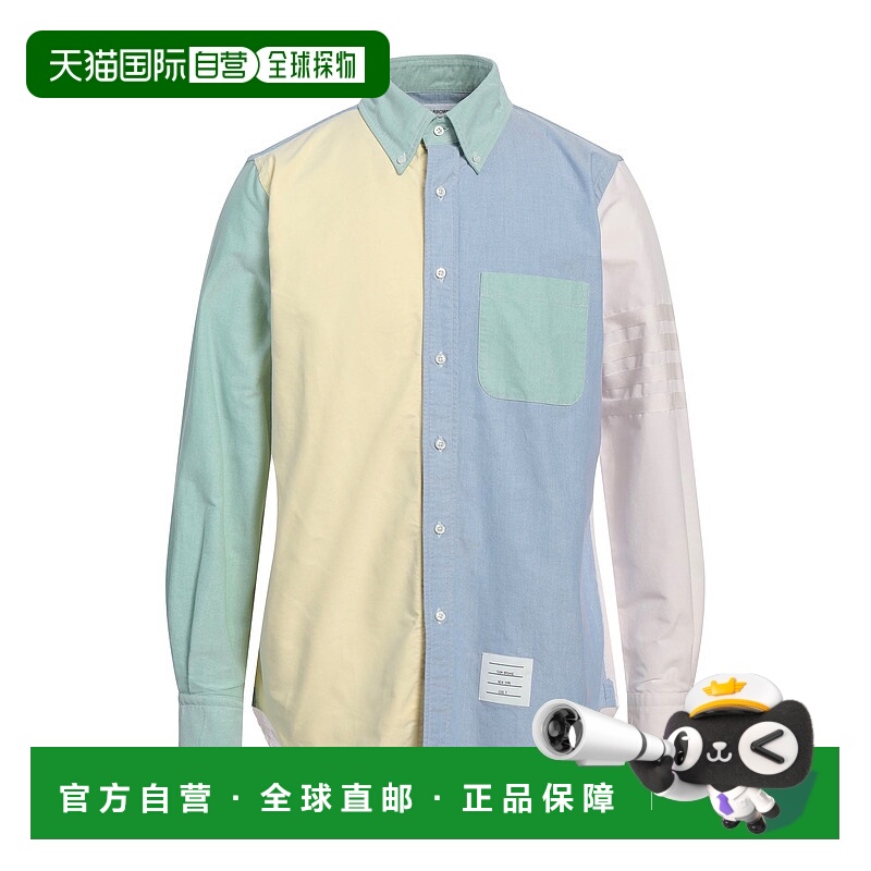 1h可退 香港直邮Thom Browne 汤姆·布朗 男士 花纹衬衫