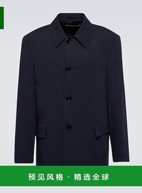 1h可退 香港直邮Our Legacy 男士 Carp 羊毛西装外套 blue蓝色 舒