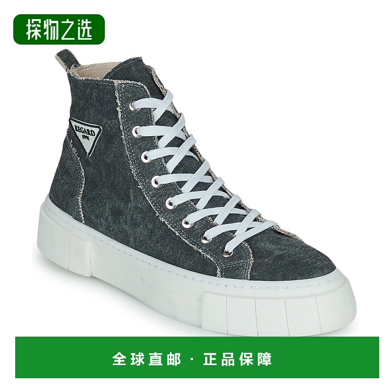 欧洲直邮Regard 女士 高帮板鞋 NANCY V2 TOILE GRIGIO