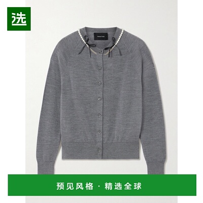 1h可退 香港直邮Simone Rocha 蒙娜·罗莎 女士 精饰美利奴羊毛羊