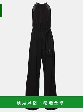 1h可退 香港直邮MaxMara 麦斯玛拉 女士 Ubi 真丝绸缎边针织连衣