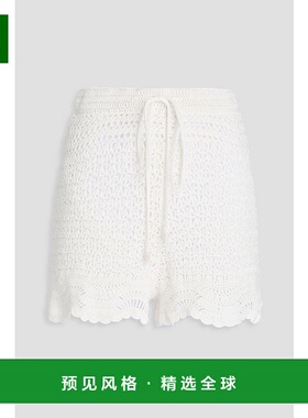 香港直邮ZIMMERMANN 女士 钩花短裤 9746ASS246 white白色 舒适时