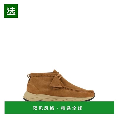 1h可退 香港直邮Clarks 其乐 男士 Wallabee Eden 驼色绒面革短靴