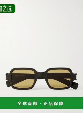 1h可退 香港直邮Saint Laurent 圣罗兰 女士 方形框醋纤太阳眼镜