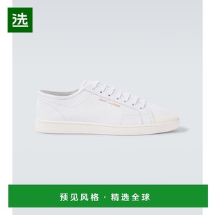 圣罗兰 Laurent 男士 Gym 1h可退 皮质运动鞋 香港直邮Saint
