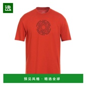 香港直邮Armani orange橙色 Exchange 1h可退 男士 T恤 舒适时尚