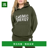 美国直邮 Spiritual Gangster 1h可退 宇宙能量轻松连帽衫 女