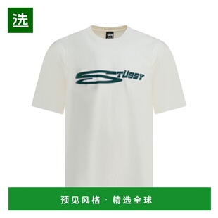 香港直邮STUSSY 男士T恤 19051451002 AW2025 白色 短袖T恤