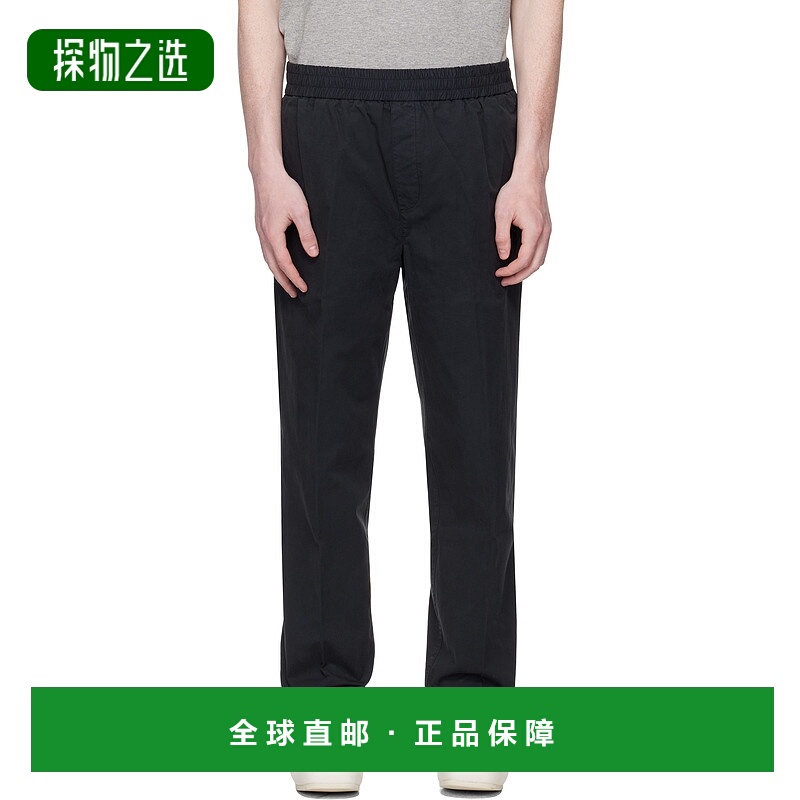 1h可退 香港直邮A.P.C. 男士 黑色 Pieter 长裤 COHKUH08394卫裤