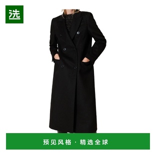 香港直邮Twinset 242TT2201 羊毛混纺直筒大衣